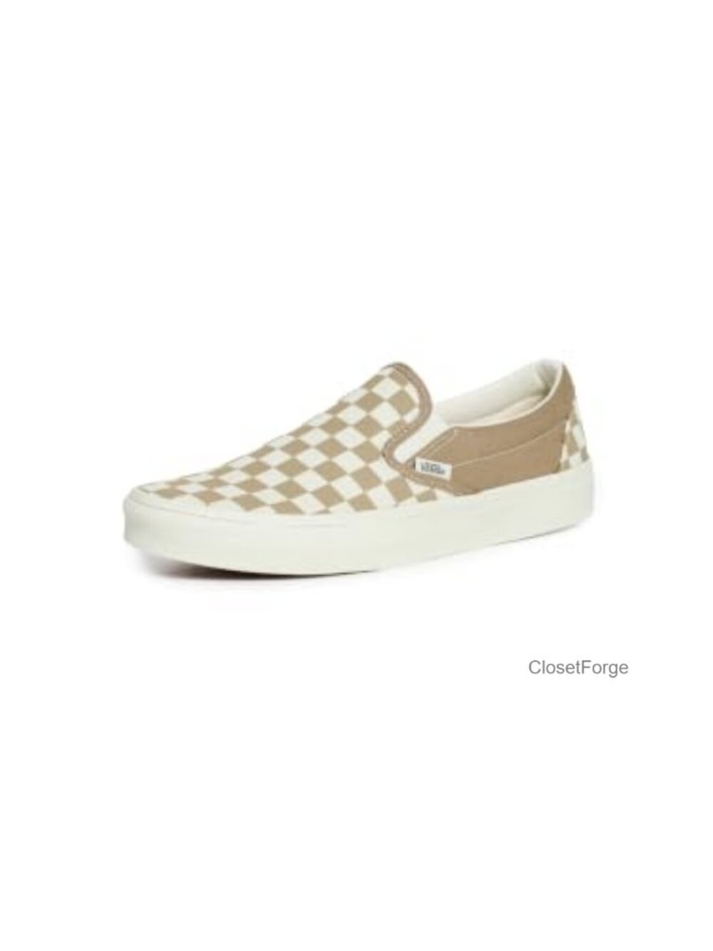 Vans Classic Slip-On Sneakers Canvas Checkered Skate Casual Pull-On Low Top